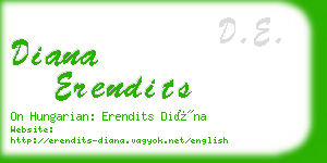 diana erendits business card